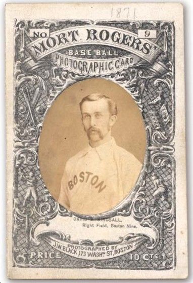 1871 Mort Rogers Boston Nine